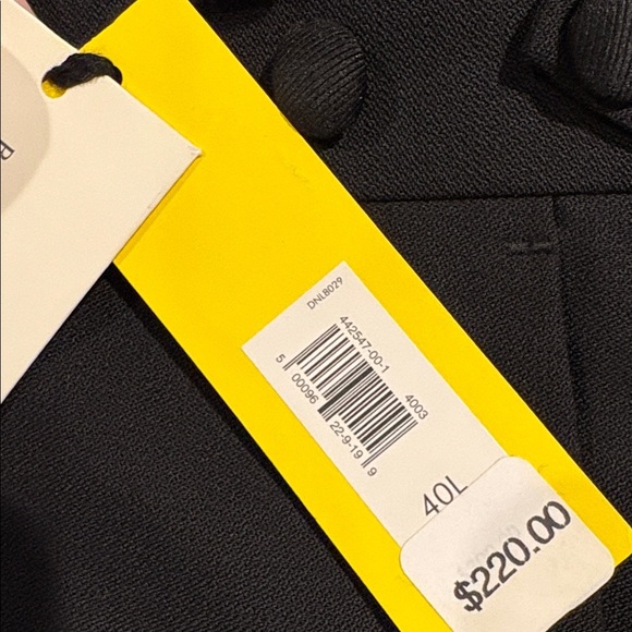 NWT Banana Republic Men’s Barathea Italian Tuxedo Black Pant Sz 40L (#442547) - Picture 6 of 10